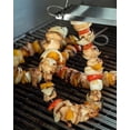 thumbnail image 4 of Brochetas Flexibles Outset Acero Inoxidable para Barbacoa 30 Pulgadas Juego de 4, 4 of 5