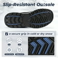 thumbnail image 3 of FitVille Men's Wide Width Slip On Winter Snow Boots Warm Lined Waterproof Winter Boots For Men, 3 of 7