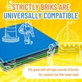 thumbnail image 4 of Strictly Briks Classic Stackable Baseplates, For Building Bricks, Bases for Tables, Mats, and More, 100% Compatible with All Major Brands, Nature Colors, 12 Pack, 10x10 Inches, 4 of 6