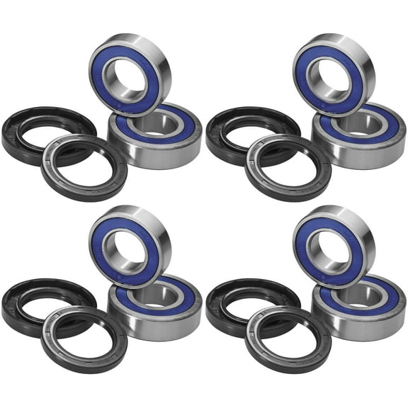 QUADBOSS Front and Rear Wheel Bearing Kits for Polaris Sportsman Forest 550 2011-2014