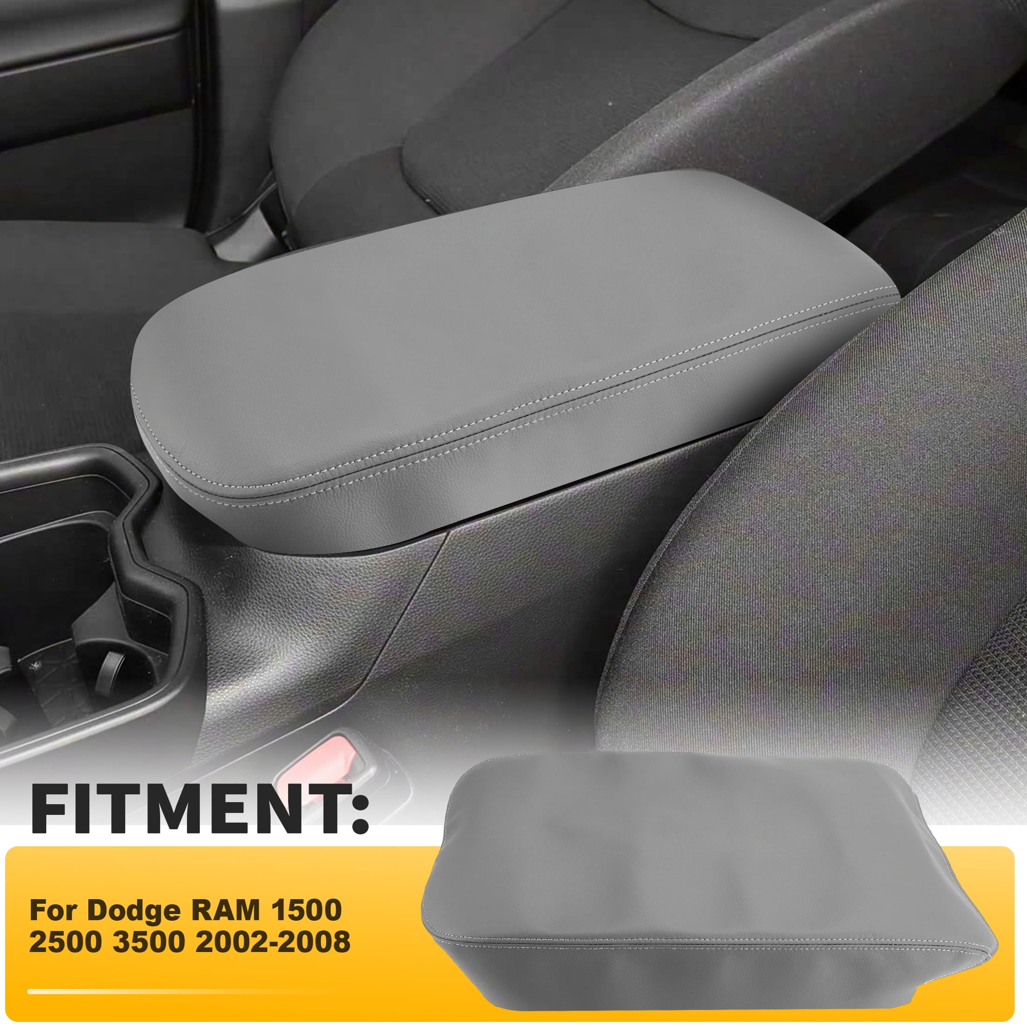 Unique Bargains Center Console Armrest Cover for Dodge for Ram 1500 2500 3500 2002-2008