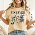 thumbnail image 2 of Six Seven 6 7 Retro Halloween Bones Unisex T-Shirt, Sizes S-5XL - Gategoo, 2 of 5
