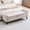 Velvet Beige, variant on BaseBeauty 67" Storage Bench for Bedroom, Upholstered Storage Bench with Arms, Tufted Black Bench for Bedroom, Velvet Black