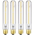 thumbnail image 1 of Bombilla LED HOMOSUM Tubular T10, 4 W, 5000 K, 400 lm, E26, paquete de 4, 1 of 8