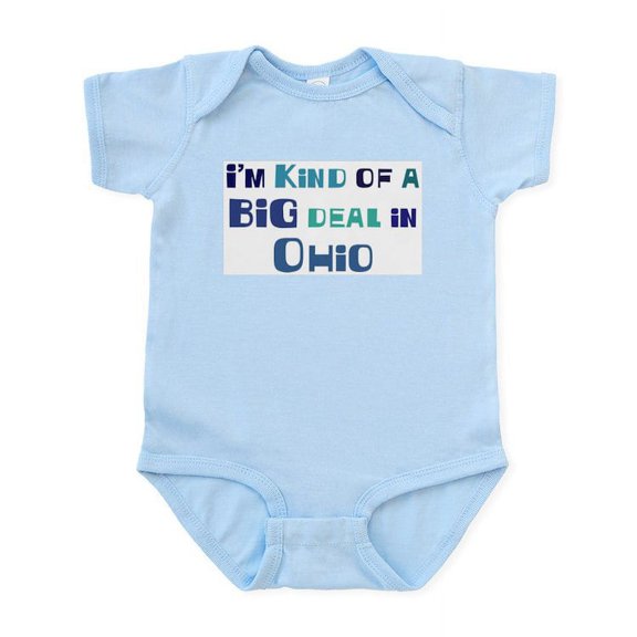 CafePress - Big Deal In Ohio Infant Bodysuit - Baby Light Bodysuit, Size Newborn - 24 Months