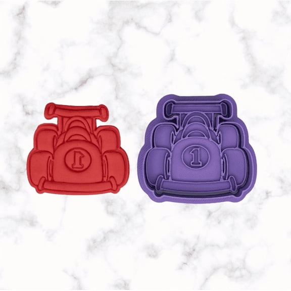 Race Car (B) Cookie Cutter and Stamp