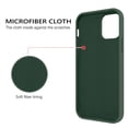 thumbnail image 3 of Funda GUAGUA de silicona para iPhone 13 Pro Max de 6.7 pulgadas, color verde oscuro, 3 of 9