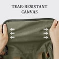 thumbnail image 6 of Gonex 60L Canvas Duffel Bags 26" Expandable Travel Overnight Weekender Bag for Men Women, 6 of 8