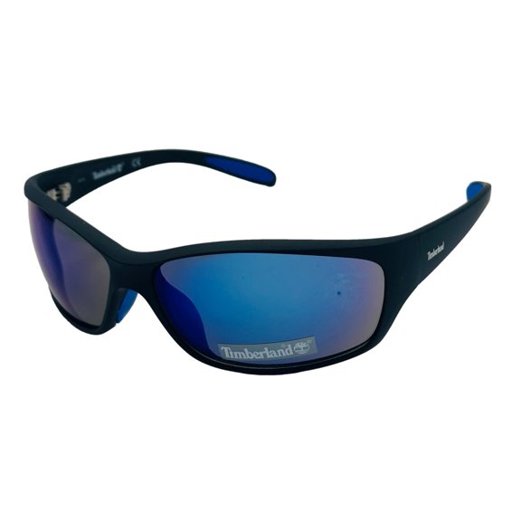 Timberland Mens Rectangle Matte Black Plastic Sunglass TB7157 2X