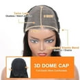 thumbnail image 2 of Short Bob Glueless Wigs Brazilian Human Hair 7x6 Loose Deep Wave Lace Wig, 2 of 7
