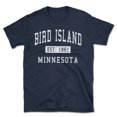 thumbnail image 1 of Bird Island Minnesota Classic Established Men's Cotton T-Shirt, 1 of 1
