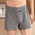 thumbnail image 1 of Calzones De Hombre, Pantalones De Color Liso Para Hombre, Pantalones Cortos Holgados Europeos Y Ropa Interior Informal Para El Hogar., 1 of 3