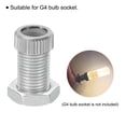 thumbnail image 4 of Uxcell G4 Lamp Hardware Fixtures Kit, M10x20mm Thread Lamp Pipe Nipple with Hex Nuts, Pack of 10, 4 of 5