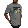 thumbnail image 4 of CafePress - Vintage Santa Sleigh T Shirt - Mens Comfort Colors Shirt, 4 of 5
