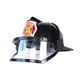 thumbnail image 2 of Sombrero de bombero para niños, casco de bombero, accesorio de disfraz para niño y niña, sombrero de bombero, accesorio de cosplay para niños, gorra Negro, 2 of 8