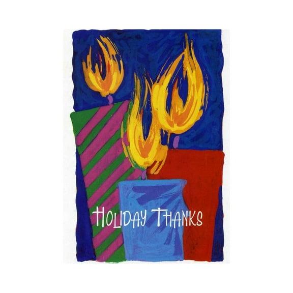 Mini Holiday Thank You Cards With White Envelopes - 4.75in. X 3.25in. - 8 Pack