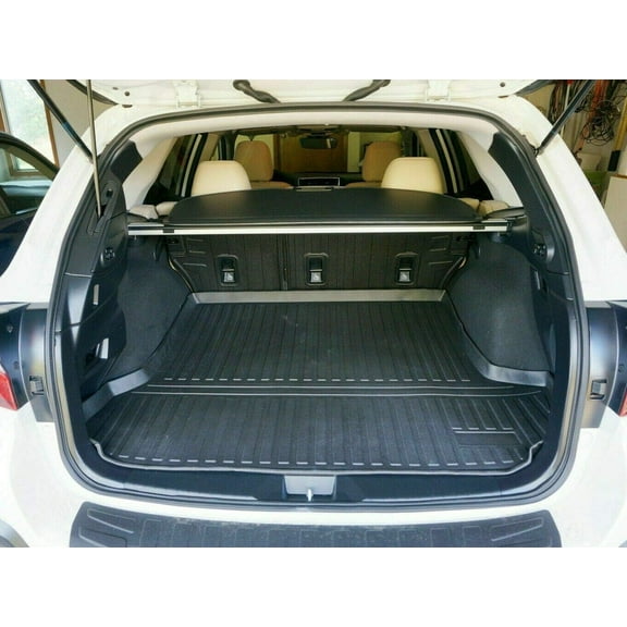EACCESSORIES EA Cargo Liner – Trunk Mat for Subaru Outback 2015-2019 – Weather-Resistant Trunk Mats for Cars with Raised Lip – Non-Slip Car Trunk Mat Rubber – Easy to Install – Laser Pre-Cut Design