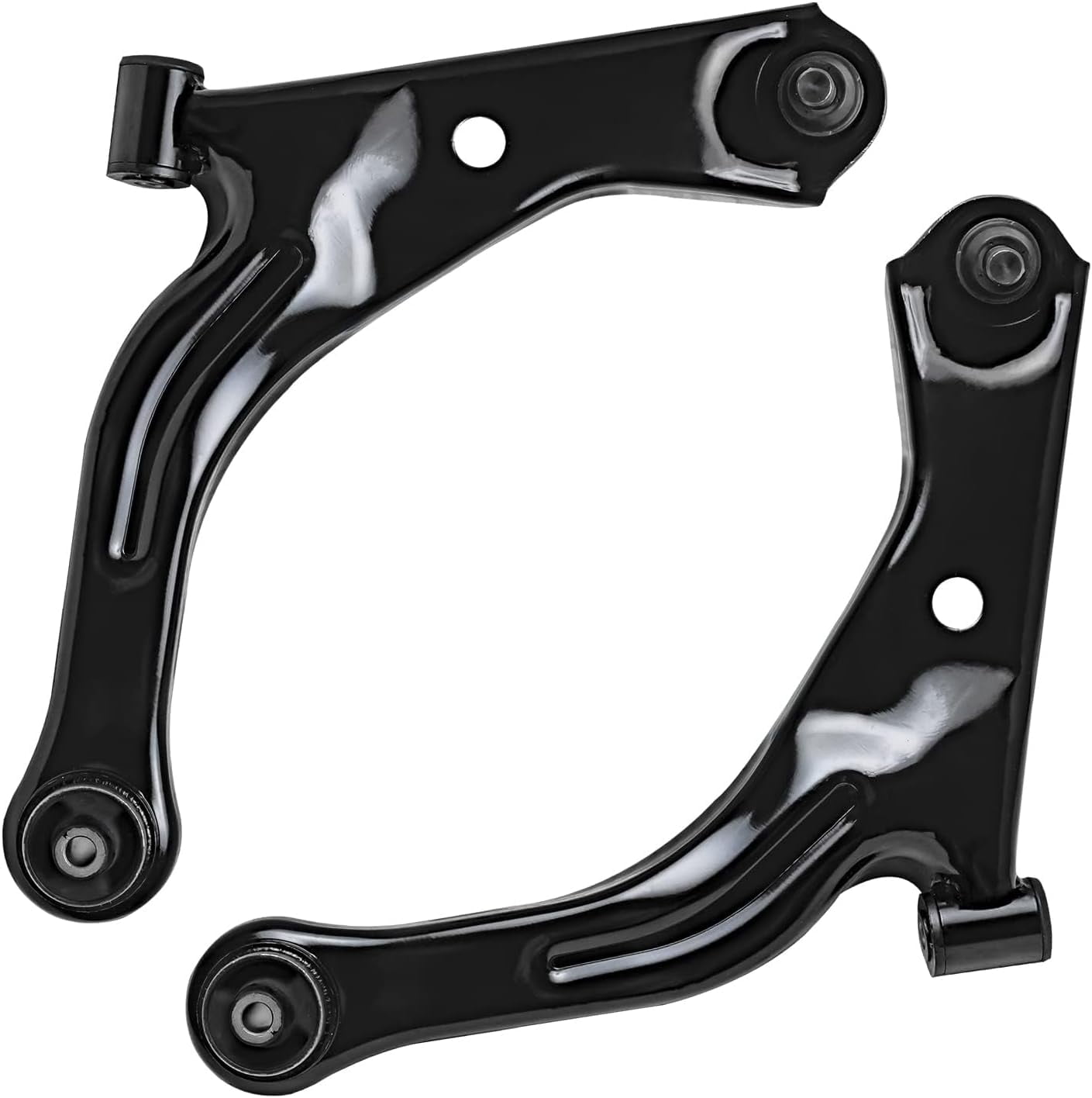 Detroit Axle - 10pc Front End Kit for 2009-2012 Ford Escape 2010-2011 Mazda Tribute Mercury Mariner, 2 Lower Control Arms with Ball Joint 4 Inner Outer Tie Rods 2 Sway Bar Links 2 Boots Replacement