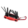 thumbnail image 2 of S SERENABLE Outils de Réparation Multifonctions pour Vélo, Kit de Réparation Pliant Compact et Léger pour Rouge, 2 of 7