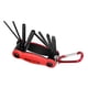thumbnail image 2 of Herramienta de Reparación de Multifunción Destornillador Plegables Portátil Llave Hexagonal Compacta para Mantenimiento Bici rojo, 2 of 7