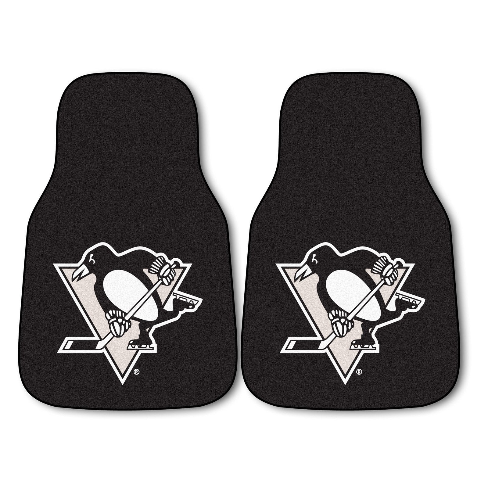 Nhl Pittsburgh Penguins 2 Pc Printed Carpet Car Mats 17 X27