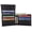 Black, variant on Men's Leather Bifold ID Card Holder Purse Wallet Billfold Handbag Slim Clutch