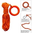 thumbnail image 3 of 20 Inch Life Preserver Ring with Water Floating Lifesaving Rope 98.4FT Set, Swim Foam Ring Buoy Swimming Pool Safety Throwing Ring Rope Rescue Lifeguard Wall Decoration, 3 of 15