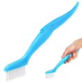thumbnail image 1 of 2 In 1 Multipurpose Window Groove Cleaning Brush Portable Cranny Household Keyboard Home Kitchen Folding Brush (Blue), 1 of 4