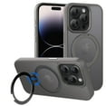 thumbnail image 2 of Xpression Phone Case For Apple iPhone 17 AIR Translucent Matte Finish, MagSafe Compatible, Built-in Ring Stand, Shockproof Protective Back Cover, Gray, 2 of 8