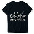 thumbnail image 4 of Amzcrzy Hauts d'Été pour Femmes Hauts de Noël Imprimés Col Rond Manches Courtes T-Shirt Haut Manches Courtes Col Rond T-Shirts pour Femmes Hauts Manches Courtes pour Femme, 4 of 4