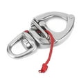 thumbnail image 4 of Snap Boat Fast Eye Snap Hook 316 Stainless Steel 360 Rotation High Hardness for Yacht / Truck / Car / Apartment / RV, 4 of 7