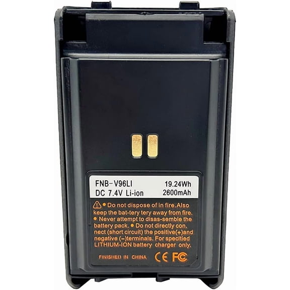 FNB-V96 FNB-V96Li FNB-V96lia 2600mAh Li-ion Battery Compatible with VX-351 VX-354 VX351 VX354 VX-350 VX-359 VX350 VX359