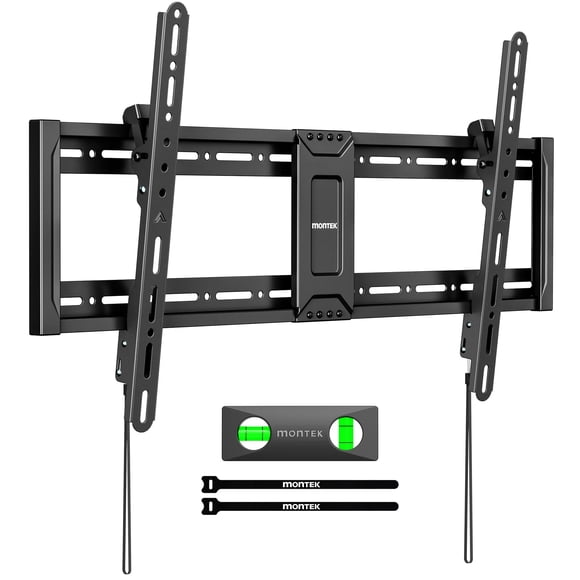 monTEK Heavy Duty Tilting TV Wall Mount for 43-95 Inch TVs, 200 lbs Capacity, 1.65" Slim Low Profile Wall Bracket, Max VESA 800x400mm Fits 16"/18"/24
