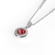 thumbnail image 5 of Collar para Mujer con Cristal Fino Swarovski Rosetti– Bañado en Rodio- Collar Elegante y Brillante-Collares de Mujer de Moda- Joyería para Mujer de Moda- Regalo especial Ortiz Espinosa Temporada, 5 of 9