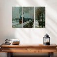 thumbnail image 2 of Elephant Stock Train In The Snow 1875 Wall Art - Horizontal Multi Panel Canvas - Living Room Wall Decor - Transportation Multi Panel - Blue And Gray Decor By Claude Monet - 23" x 14", 2 of 4