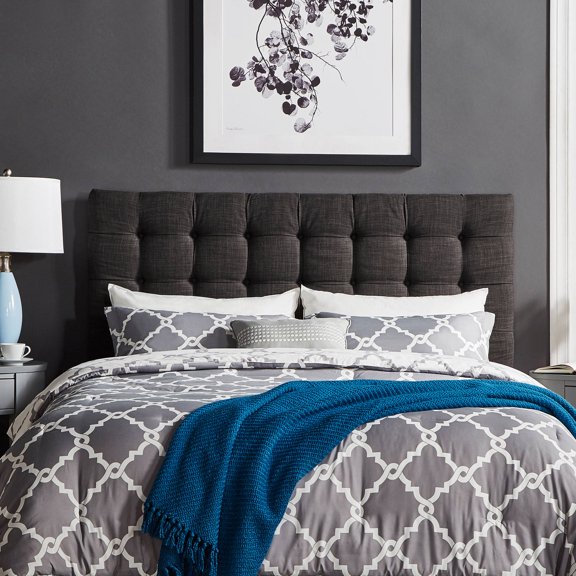 Chelsea Lane Linen Button Tufted Headboard, Multiple Sizes and Colors