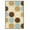 Blue, variant on Linon Rugs Trio Rectangular Area Rug in Tan and Ice Blue-8' x 10'