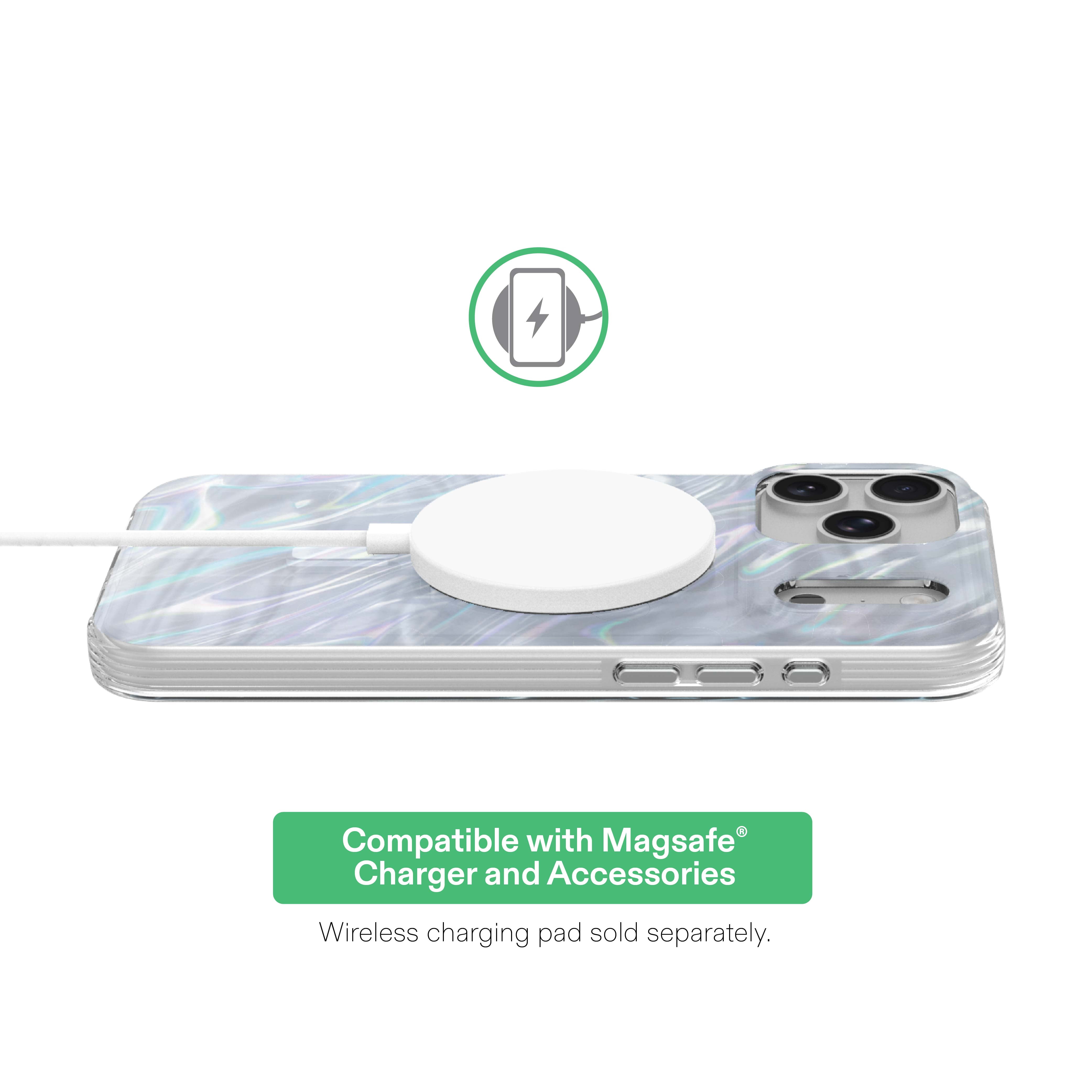 onn Phone Case for iPhone 18 Pro Max / 17 Pro Max, MagSafe Compatible - Pearlescent White