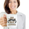 thumbnail image 2 of Art Is When You Hear A Knocking Coffee & Tea Gift Mug, Birthday Party Gifts & Accessories for Artists, Junior Artist, Painter and Men & Women Art Teacher, 2 of 4