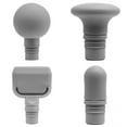 thumbnail image 1 of 4x Fascia Gun Massage Head Body Relaxation Massager Replacement Cone, 1 of 8