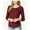 Red - vintagewine, variant on maison Jules Womens Cable Knit Pullover Sweater, Red, X-Small