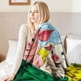 thumbnail image 5 of Flannel Fleece Throw Blanket, Soft Large Throw Blanket, Lightweight Cozy Plush Throw Blanket Fit Sofa Bed, 40"x50", Pigs, 5 of 7