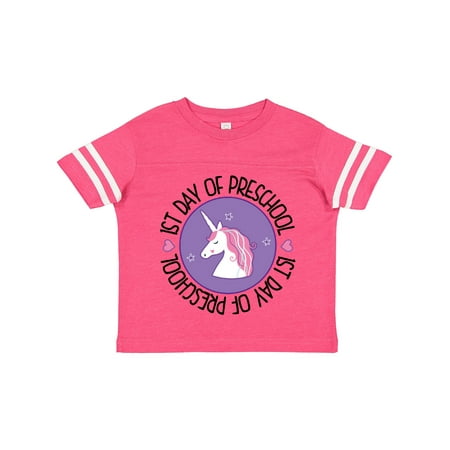 

Inktastic First Day of Preschool Girl Unicorn Gift Toddler Toddler Girl T-Shirt