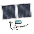thumbnail image 1 of simhoa Solar Panel Kit Power Station 100W Solar Panel for Outdoor Automotive 2 Pieces Solar Panel, 1 of 8