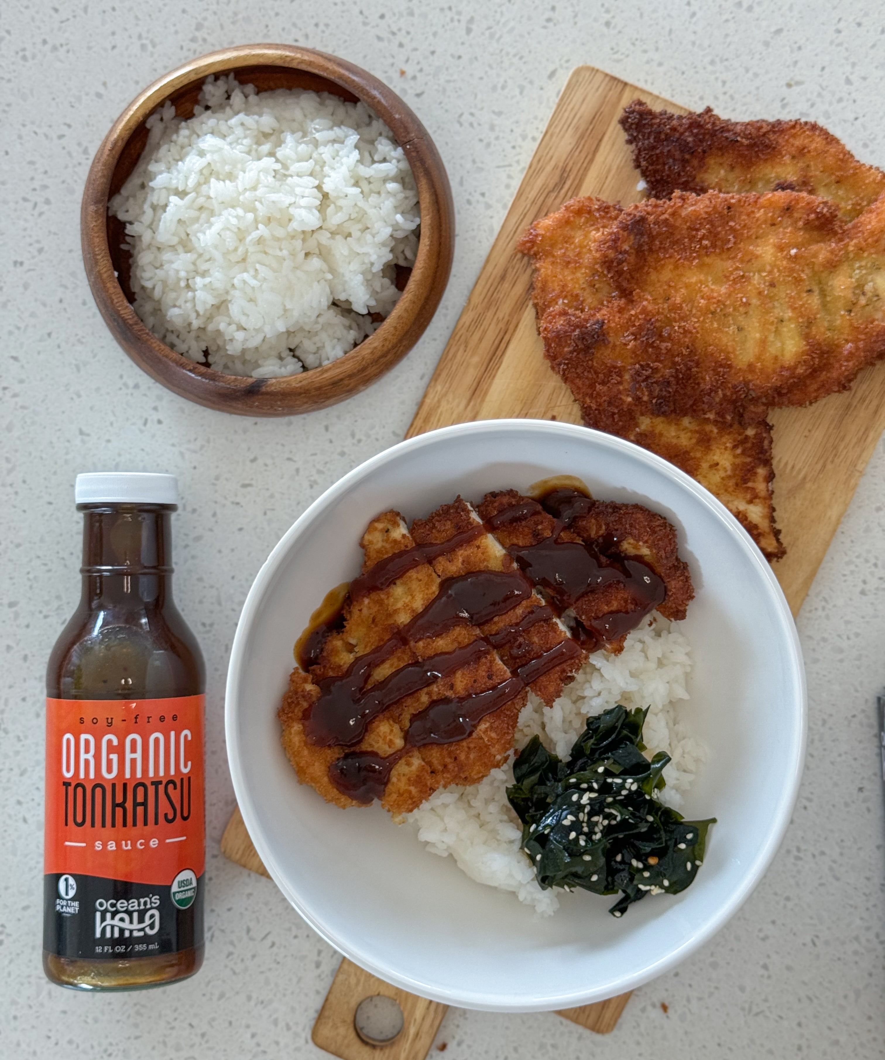 Ocean's Halo Organic Tonkatsu Sauce, Vegan, Soy-free, Liquid Dipping Sauce, 12 fl oz.