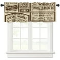 thumbnail image 3 of Newspaper Labels Retro Curtains For Living Room Kitchen Curtain Bedroom Decorative Window Treatments Home Drapes, 3 of 7