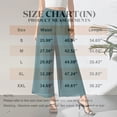 thumbnail image 3 of Lumtrix Women's Capris Wide Leg Chiffon Pants Summer Beach Vacation Culottes Casual Dress Palazzo Pants with Pockets Green S, 3 of 6