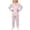 Pink-D, variant on Easter Pajamas Girls Satin Pajama Set Long Sleeve Cute Print Button down Nightwear Lounge Sets Pajamas for Kids 6-7 Years
