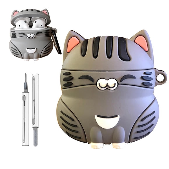 Funda para AirPods Pro 3 YAJOJO Cute Cartoon 3D Funny Cat