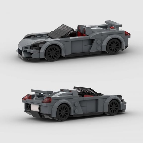 City Technical Speed Champion Sports Car Building Blocks Racing Road Moc Carrera GT Brick Vehicle Educational Construction Toys